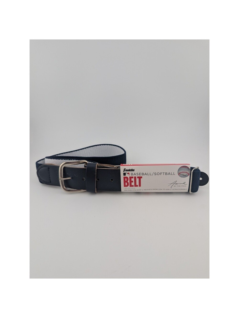 Franklin Youth Baseball Softball Belt Navy Blue 22-42" 1062BV Adjustable